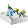 Madserveringsdisplaybeholder, 34,5x27,6x24,5 cm, rustfrit stål New
