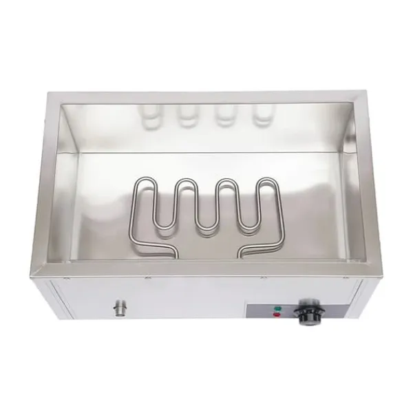 Madopvarmere>Madvarmer - Bain-marie vandbad - 3 x 7 l beholdere - Rustfrit stål - Buffet - Sølv