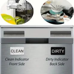 Magnet til opvaskemaskine CLEAN / DIRTY vendbart skilt