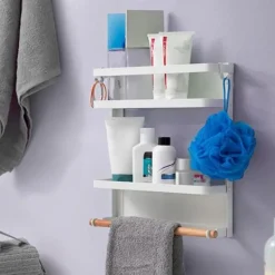 Magnetisk Opbevaringshylde med To Hylder Best