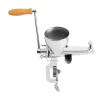 Manuel Juice Squeezer, 304 Rustfrit Stål, Træhåndtag, 9 cm Indløbsdiameter,Sølv Hot