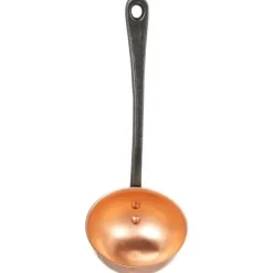 Massiv kobberøse med støbejernshåndtag - BAUMALU - Diameter 11 cm New
