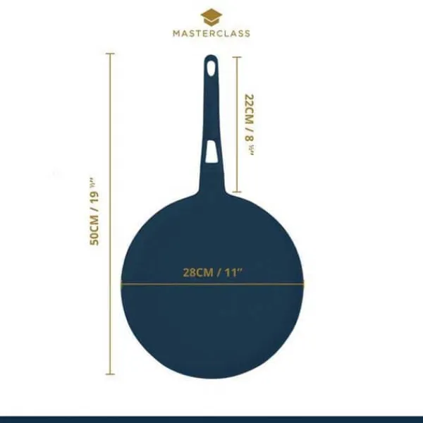 Masterclass Stegepande Crepe Aluminium 28 Cm