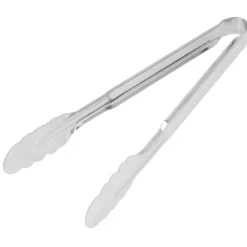 Mattång 304 rostfritt stål förtjockad multifunktionsgrillmatlagningstång för kök Camping33,5 cm Best