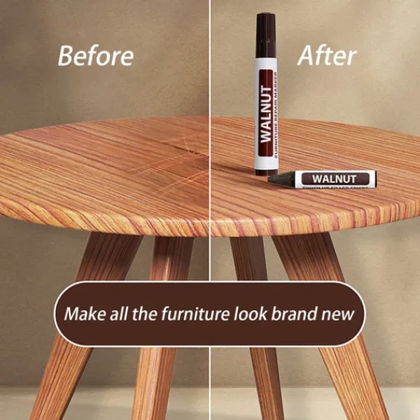 Rengøringsmiddel>Møbelreparationssæt - Touch Up Markers med Voksfarver & Blyantspidser 10 colors
