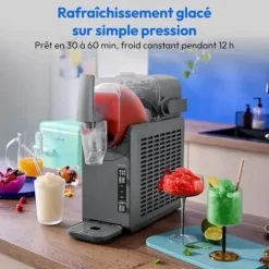 MEDION Is- och Slushed-drycksmaskin - MD12090 - 2,6 l kapacitet - 5 program - 200 W