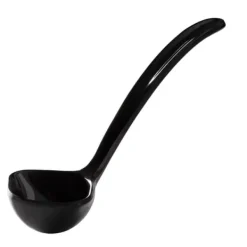 Grydeskeer>Melamin sauce øske kapacitet 0,4L længde 170mm sort - Hendi 563649