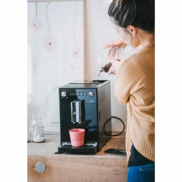 Melitta Kaffemaskiner Til God Kaffe>Purista Svart Helautomatisk kaffemaskin