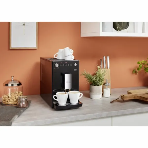 Melitta Kaffemaskiner Til God Kaffe>Purista Svart Helautomatisk kaffemaskin