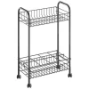 Vinflaskeholdere>Metaltex Belino Lava Trolly + Flaskeholder 23x41x63 Sort