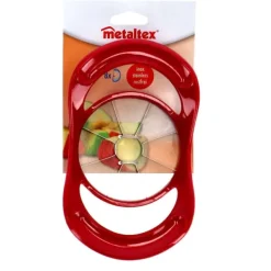 Køkkenskiver>Metaltex Æbleskæremaskine Rød
