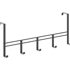 Opbevaringskroge & Hylder>Metaltex dørknagerække 38x15 cm sort
