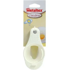 Dørslag & Sier>Metaltex Æggeseparator Hvid