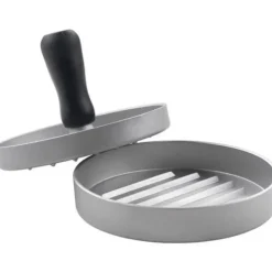 Pressere>Metaltex Køkkenhjælpere Hamburgerpresse 11,5 cm Stål/Sort