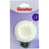 Dørslag & Sier>Metaltex Vaskfilter 2 stk. Hvid/Plastik