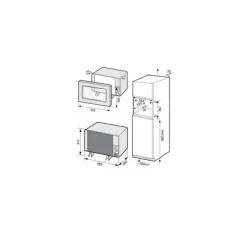Samsung Mikrobølgeovn Indbygget MG23A7318CK, Online