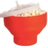 Mikroskål til popcorn, orange Clearance