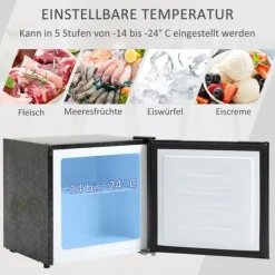 Mini Fryser, 47x44,2x48,8 cm, Sort Discount