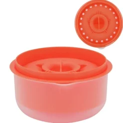 Mini Æggeblommeseparator Giftfri Holdbar Æggehvidfilteropdeler Køkkenredskab til Hjemmebageri (Mørk Orange) Hot