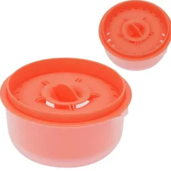 Mini Æggeblommeseparator Giftfri Holdbar Æggehvidfilteropdeler Køkkenredskab til Hjemmebageri (Mørk Orange) Hot