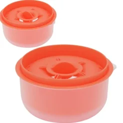 Mini Æggeblommeseparator Giftfri Holdbar Æggehvidfilteropdeler Køkkenredskab til Hjemmebageri (Mørk Orange) Hot