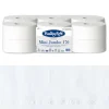 Toiletpapir>Mini jumbo toiletpapir langt 170m hvidt glat 2 lag Bulkysoft Premium 12 ruller