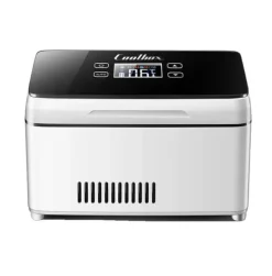Køleskabe>Mini køleskab, 13600mAh batteri, 0-18°C temperaturkontrol, rustfrit stål,EU, hvid