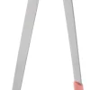 Mini-madtang 14,5 cm håndformet silikonehoved i rustfrit stål, egnet til madlavning BBQ grill køkken, koralrosa Outlet