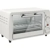 Ovne>Miniovn 10 L, 750 W, op til 230 °C, 60 min, bageplade & rist, cremehvid