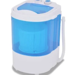 Vaskemaskiner>Mini-vaskemaskine med enkelttromle 2,6 kg | Ideel til camping & små rum