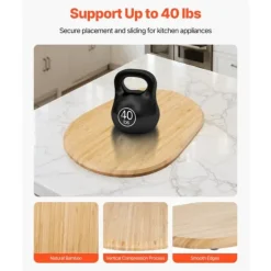 Mixer Slider Oval 15,7 x 11,1 tommer, Tilte-Hoved 5,5-8 Qt Stand Mixer, Ideel til Blandingsmaskiner New