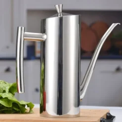 Olie- & Eddikebeholdere>700ml Husholdnings Rustfrit Stål Oliedåse Sojasaucekande Beholder Køkken Madlavningsdispenser Værktøj