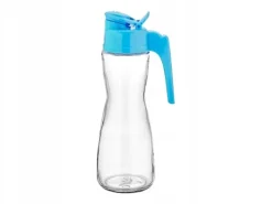 275ML ​​OLIVOLIEFLASKE GLAS 1 stk. MED HÅNDTAG OG LÅG TIL OLIE OG Eddike Hot