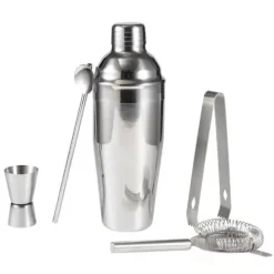 750ML rustfrit stål blendersæt 5-delt barcocktailværktøj