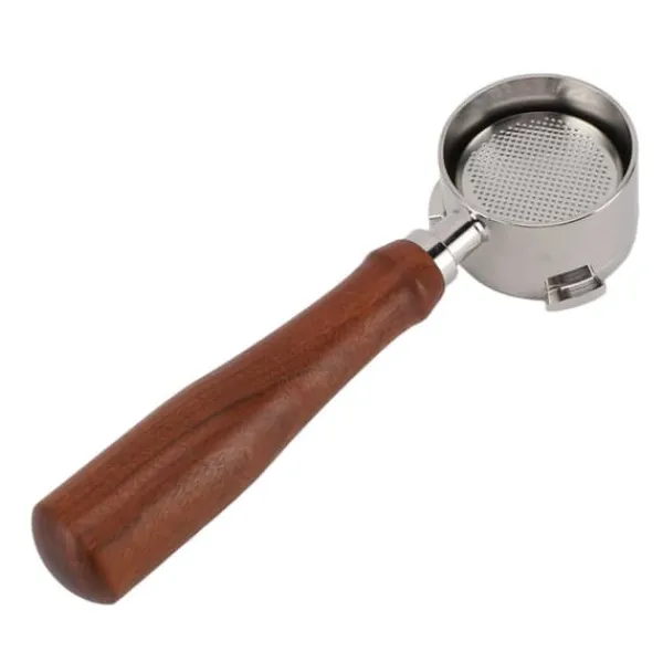 Kaffemaskiner Til God Kaffe>51mm Bundløst Portafilter Kaffemaskine Rustfrit Stål Portafilter 3 Ører Bundløst Portafilter til Delonghi