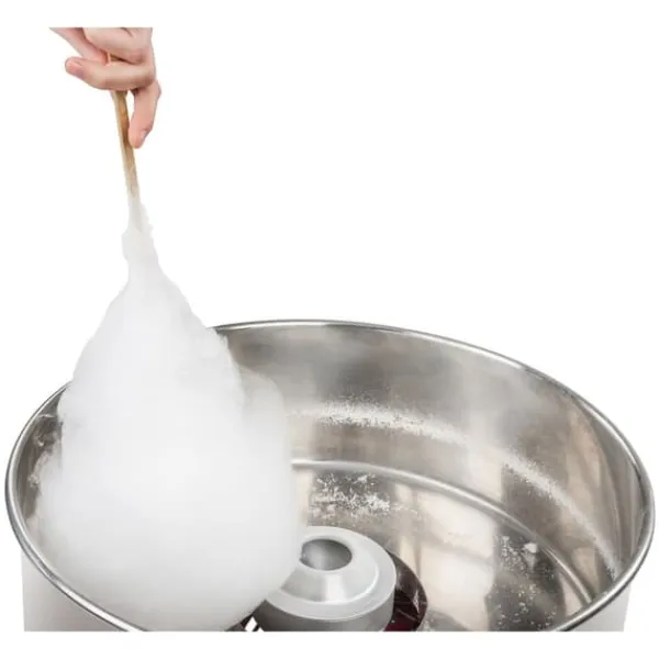 Maskiner Til Candyfloss>Mobil bomuldsmaskine uden dæksel på hjul
