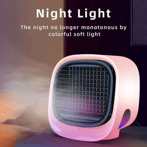 Ventilatorer>Moderne Mini Air Cooler USB AC / Fan luftfugter - Grøn
