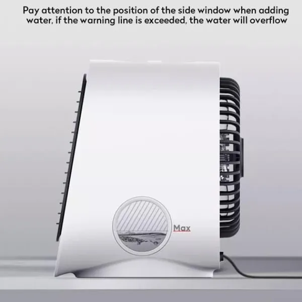 Ventilatorer>Moderne Mini Air Cooler USB AC / Fan luftfugter - Grøn