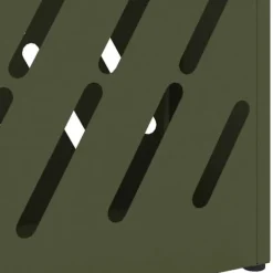 Moderne parasolfod med opbevaring - Rektangulært design | Farve: Olivengrøn | Størrelse: 28x12x41 cm