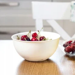 Tallerkener & Bordservicer>Molly plastik køkkenskål creme 1L