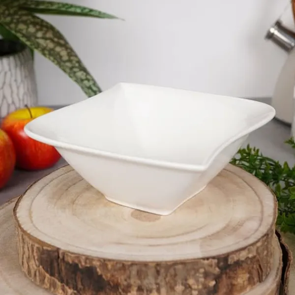 Tallerkener & Bordservicer>MONA porcelænsskål 13,5x13,5 cm, 300 ml