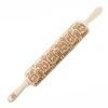 Kageruller>MoodForWood Trækagerulle, Graveret, 43 cm med Håndtag, Perfekt til Bagning - Dala Mønster