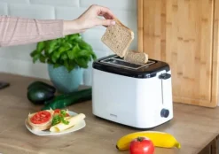 MPM MTO-07 Brødrister Hvid Outlet