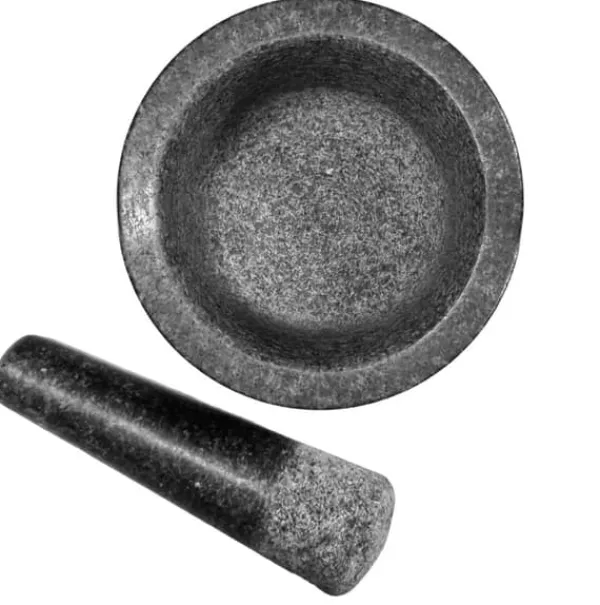 Mortere & Pistiller>Mørtel med granitbelægning 12x12cm KINGHOFF KH-1680
