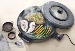 Elektriske Stegepander & Wokker>Multipande Elektrisk 1400W, 400mm, Non-stick-belægning, Termostat