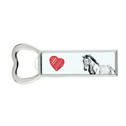 Mustang - flaskeåbner med hest, personlig køleskabsåbner, unik gave til en mand fra Art-Dog Discount
