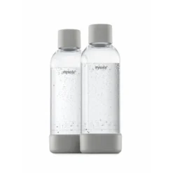 Sodavandsmaskiner>Mysoda PET-flaska 1L 2-pack, Grey