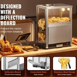 Nacho Chips Varmer 84.5QT/80L, til Nacho Chips, Popcorn, Peanuts og Kartofler. Hot