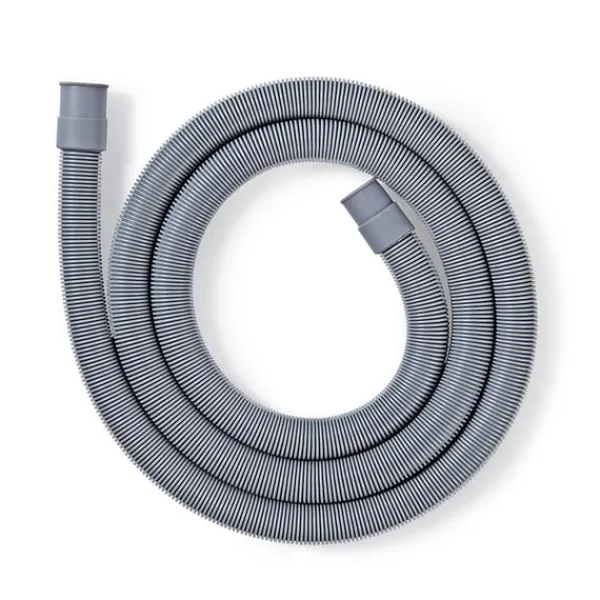 Nedis Aftræksslange | 21 mm | 19 mm | 1.5 Bar | 90 °C | 1.00 m | Ansøgning: Tallerken / Vaskemaskine | Grå Sale