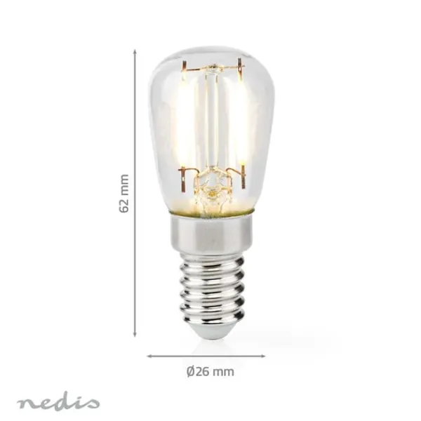 Nedis Pære til Køleskab | LED | E14 | 2 W | T26 Hot